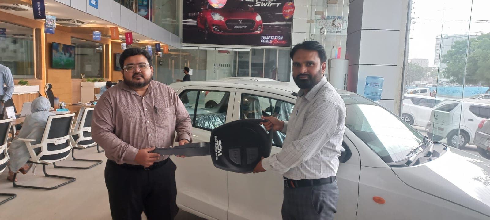Ijara Asset Delivery to the valuable customer.