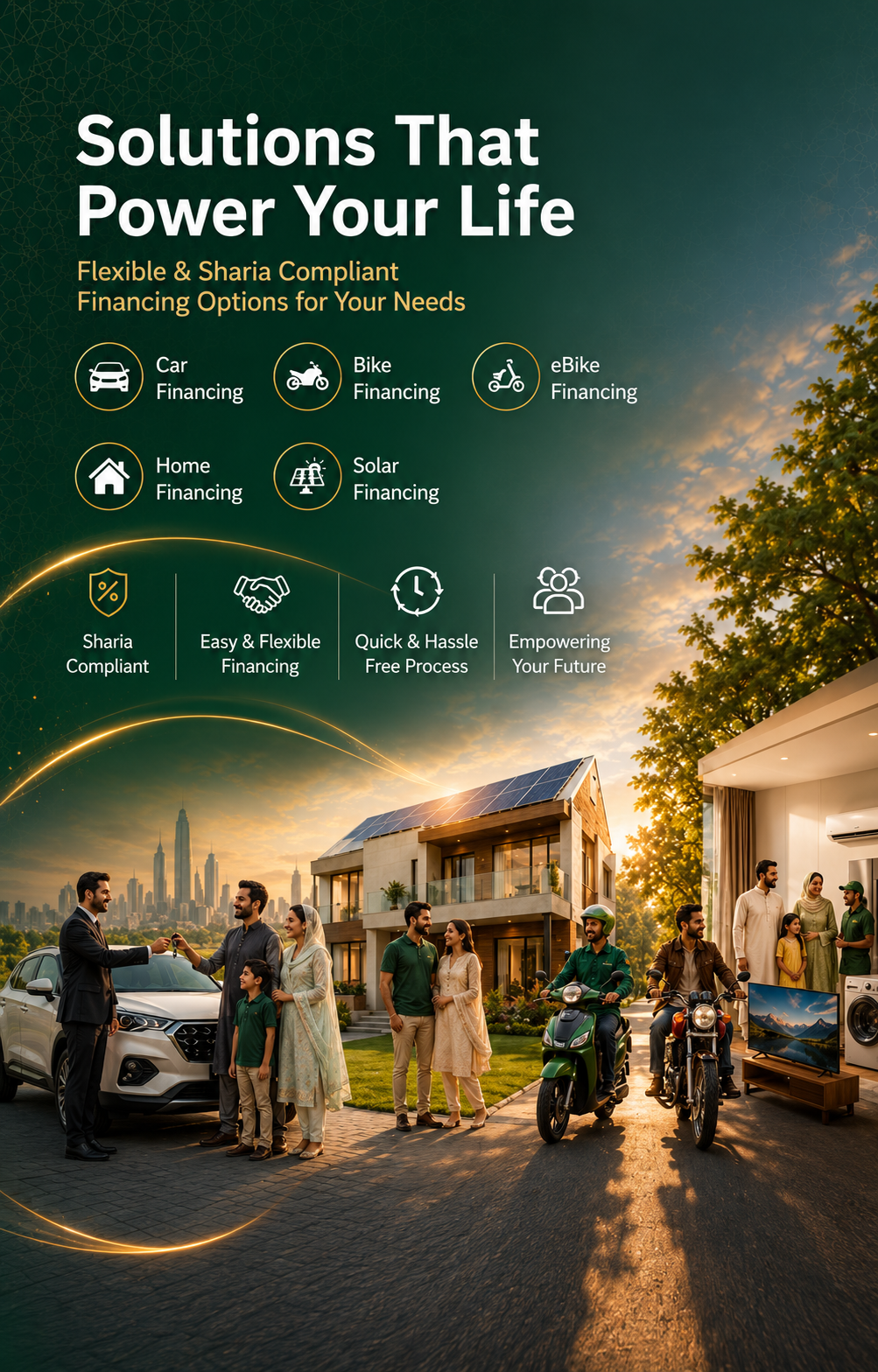 Complete Shariah-Compliant Financing for Every Stage of Life